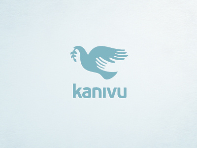 Kanivu bird brand charity church dove foundation hand help humanity identity logo love peace