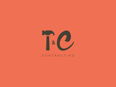 T&C Contracting hammer logo