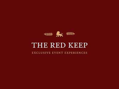 The Red Keep branding design logo typography