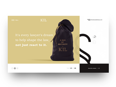 KTL Website Design corporate design ui ui design ui ux user interface ux design