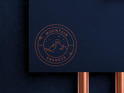 Mountain Rushers Logo brand branddesign branding businesscard corporate illustration logo logodesign mountain vector