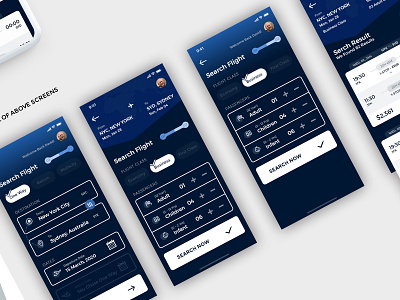 Mobile Application Design for Travel, Booking Flight Company