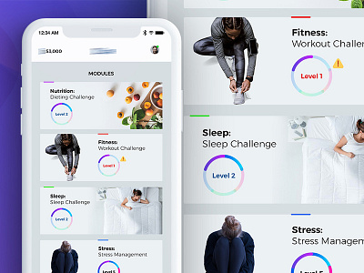 Mobile App For Fitness Company By Imtiaz Qazi Ui Ux Designer fitness health mobile app mobile app design neat ui ui ux ui design ux white