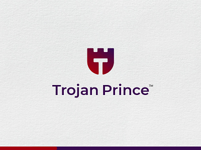 Trojan Prince Official Logo brand design geometric goldern ratio greek mythology identity logo logos mark branding negative space web design