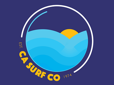 CA SURF CO Badge