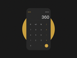 Calculator for Daily UI 004 by Blainer Costa on Dribbble