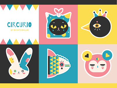 Circurio Squad cat character character art character concept cute design illustration vector