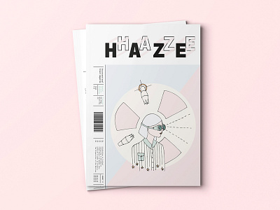 Haze | Magazine editorial design illustration magazine magazine cover type package typesetting