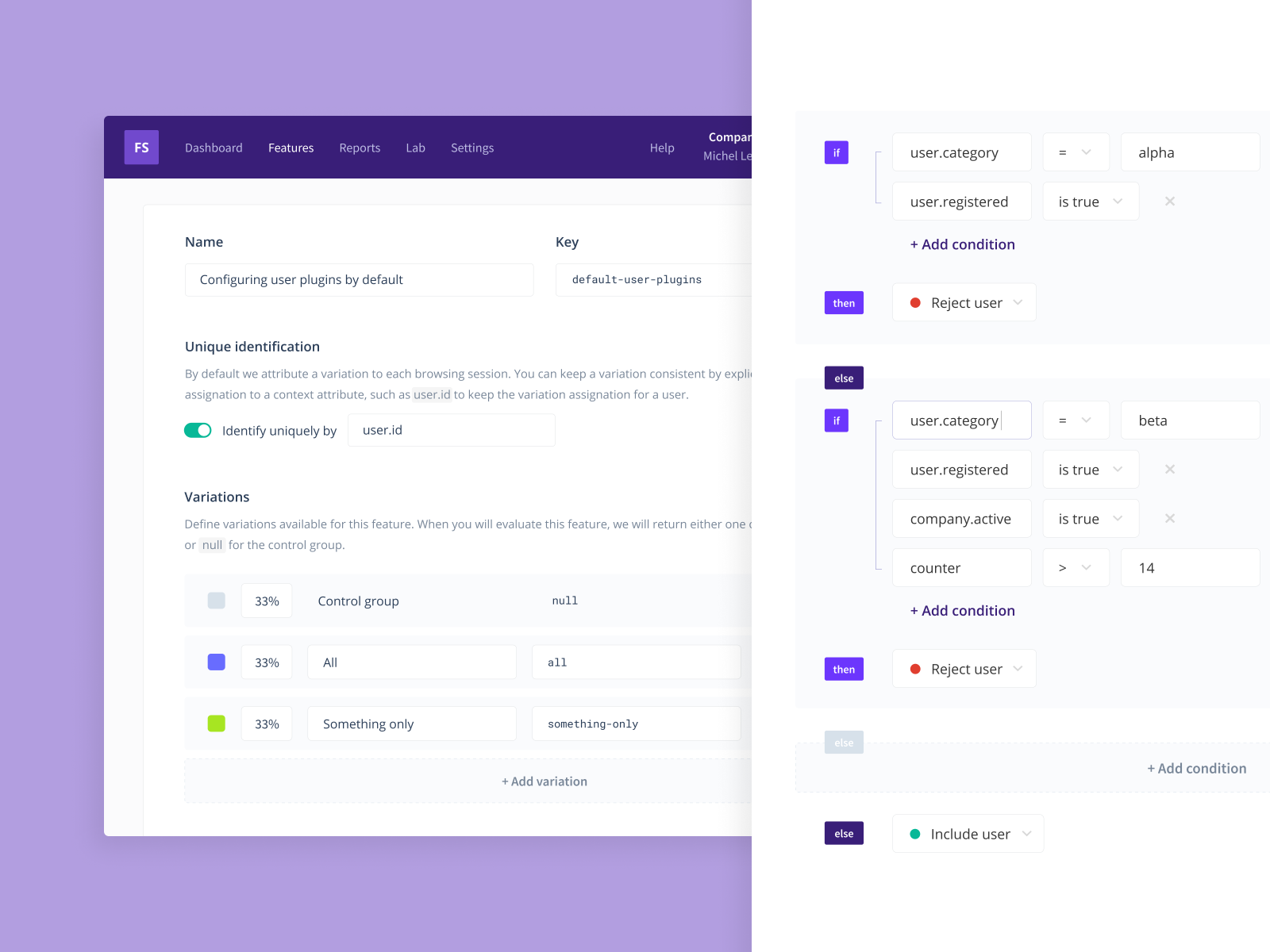 AB testing - Edition by Jean-Elie Barjonet on Dribbble