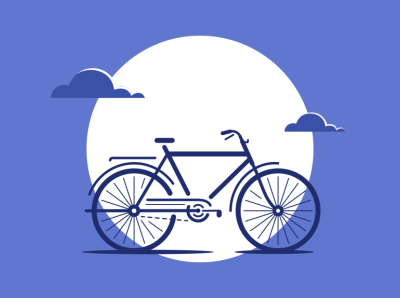 Bicycle bicycle bike design graphic design icons illustration india logo ride ui vector