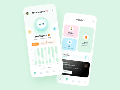 BodyFasting App UI design