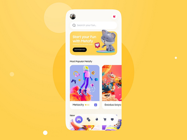 Metafy Game App Design by Basit A. khan 👋 on Dribbble