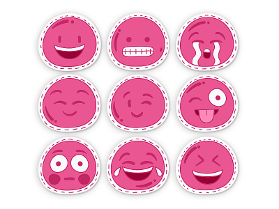 Dribbble Smiley :) create dribbble playoff! dribbble inspiration rebound smiley sticker stickermule