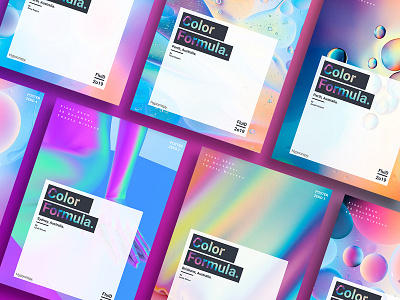 Color Formula.(Posters) art book color colorscheme creative dribbble illustration minimal mockup poster poster art poster collection trend