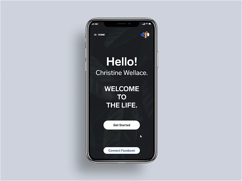 TheLife App Rebuild prototype