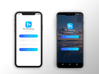 Login Screen (KS hosting TV app) adobe xd android android app app app concept brandongroce ios login login app tv tv app ui uidesign ux