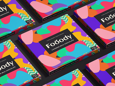Fooody Packaging chocolate packaging food illustration package package mockup packagedesign