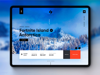 Redesign Concept of Trip web adobe xd app island landing page landing page design minimal mockup trip ui user interface ux web webdesign website