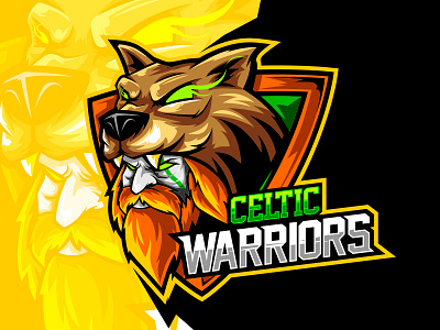 Celtic Warrior artwork esportlogo illustration logo soldier warriors