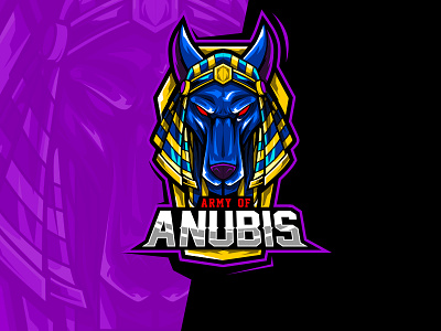 Army Of Anubis anubis artwork esportlogo illustration logo soldier warriors