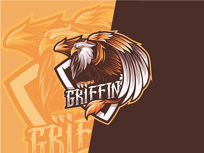 Griffin Esport Logo artwork esportlogo griffin illustration logo myth
