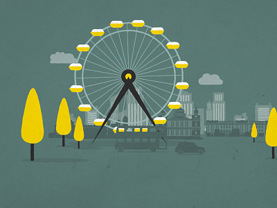 London cityscape london vector graphics
