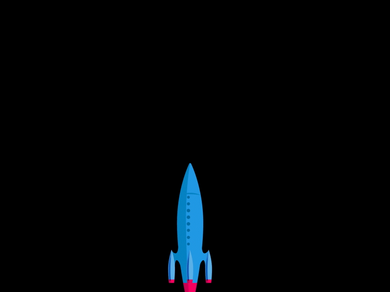 rocket animation illustration rocket smoke space takeoff