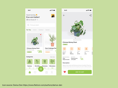 HelloPlant Apps apps inspiration ios plant plantapp plantshop ui uiux userinterface ux