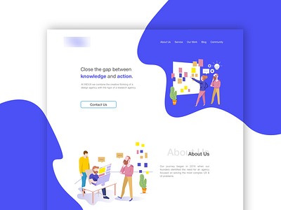 Dribbleshot illustration inspiration landing page ui ux