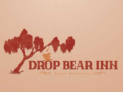 Drop Bear Inn Logo, another version