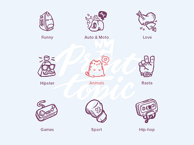 Icon Print Topic Vol.1