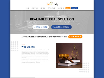 Law Help lawyer website design legal website design