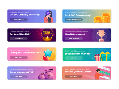 Banners in Mobile UI | Gamification