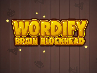 Wordify brain blockhead game gameart title name word game