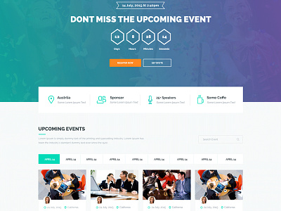 Event Time - Conference & Event Template
