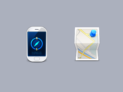 navigation icons gps icon mobile