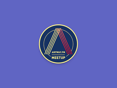 Anyway.FM Meetup anyway.fm badge logo meetup
