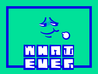 Whatever.FM Cover design #1 anyway.fm cover illustation logo podcast whaterver