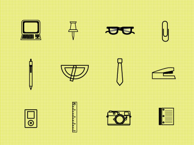 Newbaric Workshop Tools - Office Edition grid icons office tools vector wallpaper
