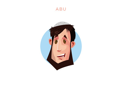 Abu - Character study beard cap character color design hair illustration