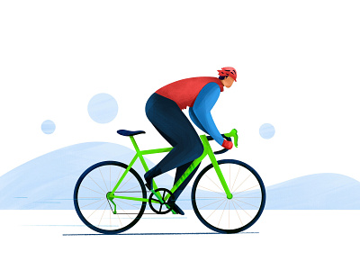 Cycling character cycle cyling exercise hobby illustration mountain refresh ride rider sports