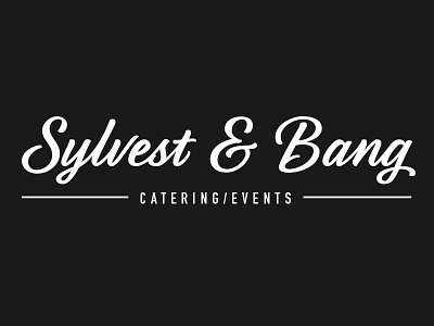Sylvest & Bang lettering logo typography