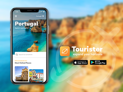 Tourister - find experiences and places around you application debut ios mobile tourist travel travel app