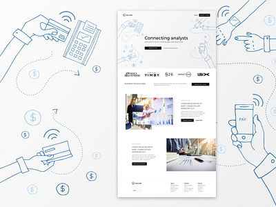 Financial Service Landing page