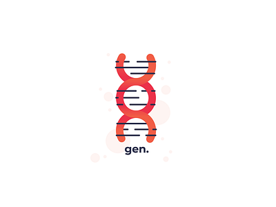 gen. branding debut design gen identity logo