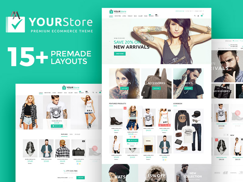 YourStore - Woocommerce theme by SmartDataSoft on Dribbble