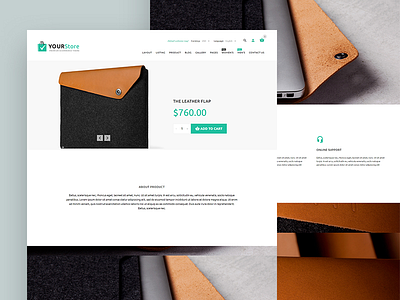 YourStore - Woocommerce theme clean ecommerce minimal pixelunion shop store theme woocommerce yourstore