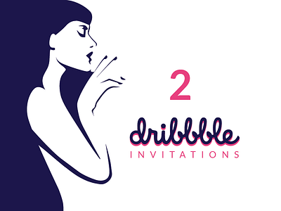 Invite Dribbble 2 dribbbleinvite fashion fashionillustration invitations invite women