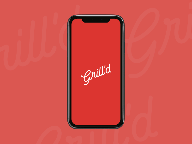 Grill'd after effects animation burger fast food grilld ios red splash white x