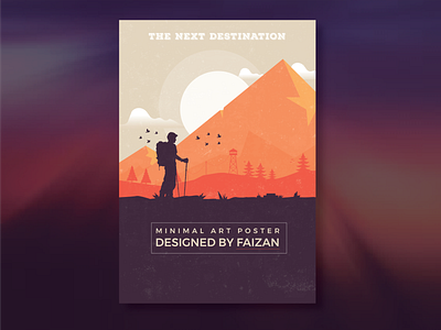 The Next Destination Minimalist Poster